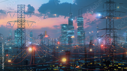 Smart Grid Technology Optimizing Energy Distribution Network