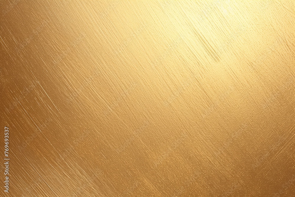 A golden background with a subtle grain texture, perfect for creating an elegant and luxurious atmosphere  - obrazy, fototapety, plakaty 