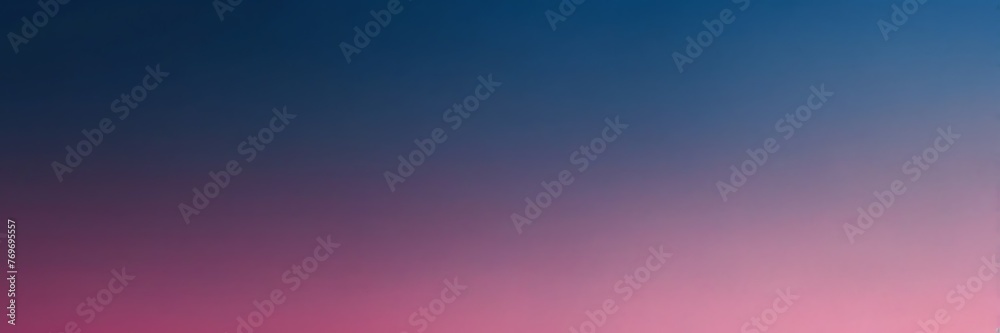Indigo blue to bubblegum pink color gradient shiny metal sheet surface smooth texture banner panoramic background banner template backdrop from Generative AI