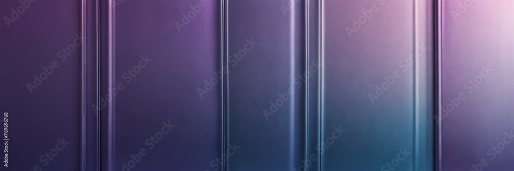 Sky blue to lilac purple color gradient shiny metal sheet surface smooth texture banner panoramic background banner template backdrop from Generative AI Sky blue to lilac purple color gradient shiny metal sheet surface smooth texture banner panoramic background banner template backdrop from Generative AI