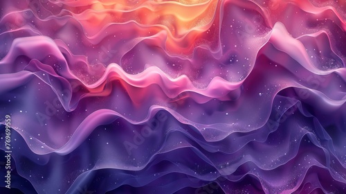 Abstract pattern rendered in different tones of purple and ruby