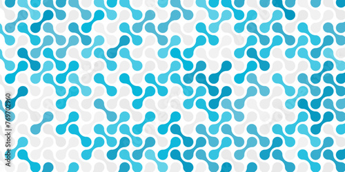 Bright background with a pater of Blue, Gray dots. Seamless pattern for packaging, fabric, flyers and business photo