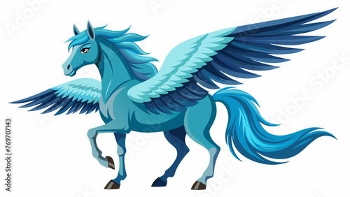  Realistic Pegasus Illustration  High-Quality Vector Design for Imagination 