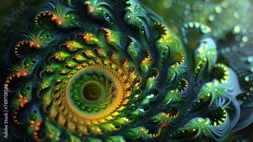phyllotaxis art, Geometric arrangement of leaves, buds, stems or the fruit bases of plants, 16:9