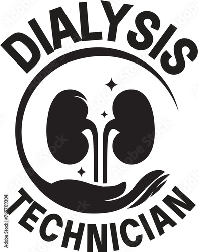 Dialysis Vector, Dialysis Nurse Quote, Dialysis Tech Illustration, Funny, Clip Art, Medical Illustration