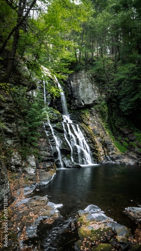 Bushkill Falls Long Exposure Waterfall photo