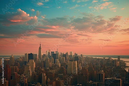 a view of new york city