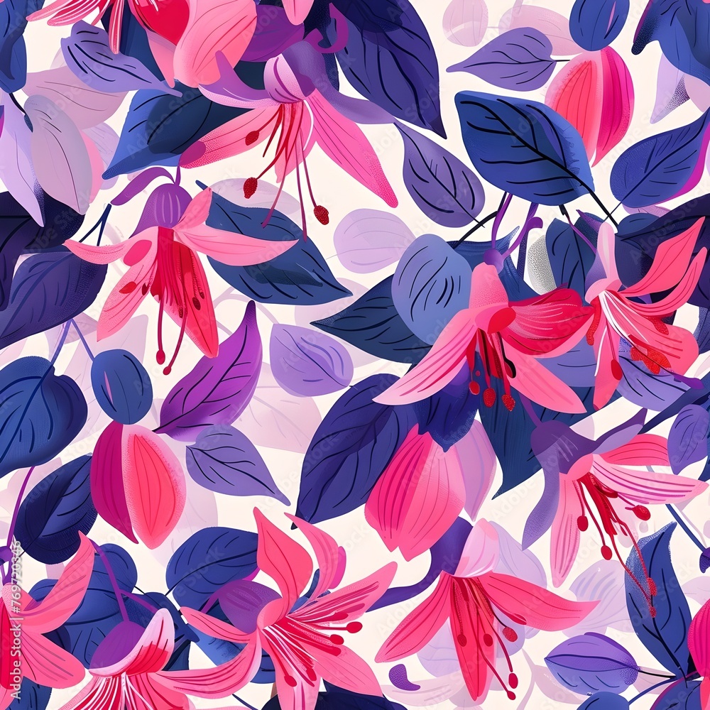 Vibrant Fuchsia Blossom A Radiant Display of Natures Palette Vibrant Fuchsia Blossom A Radiant Display of Natures Palette