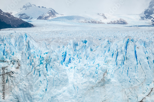 Postal del Glaciar Perito Moreno, en el Parque Nacional los Glaciares. Patagonia Argentina