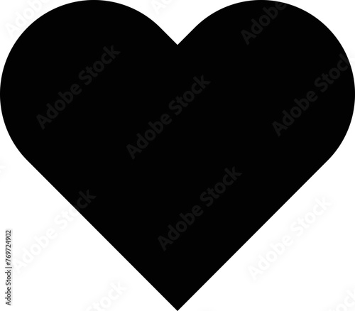heart simple shape sillouette