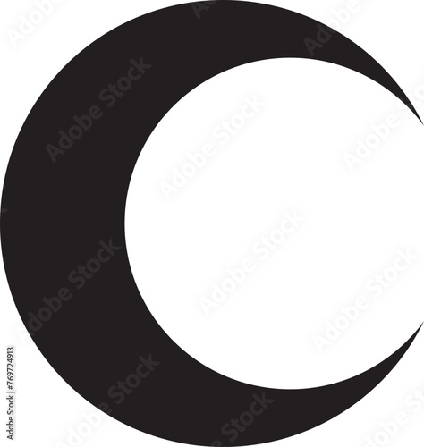 moon simple shape sillouette