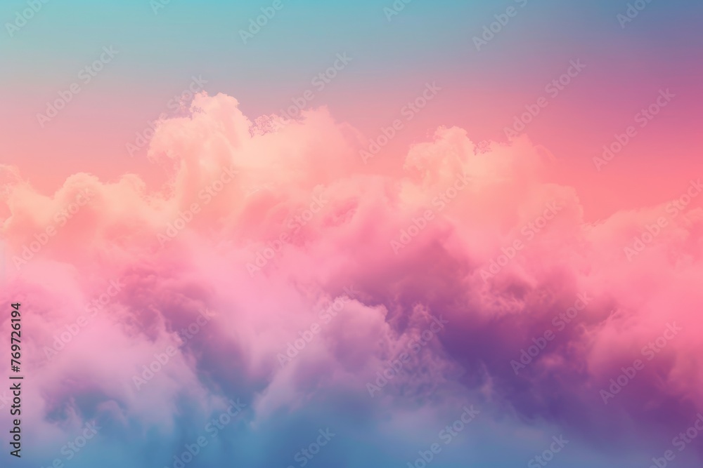  pink and blue cloudy sky 