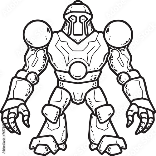 Wallpaper Mural Golem coloring pages. Monster rock coloring pages Torontodigital.ca