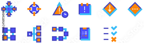 Set of Business Planning icons