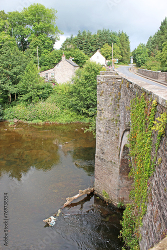Bridge over the River Usk in Brecon  Wales