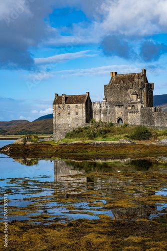 Famous historic Eilean Donan castle, Scottish Highlands