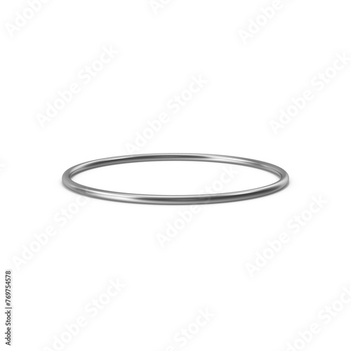 Silver Body Hoop