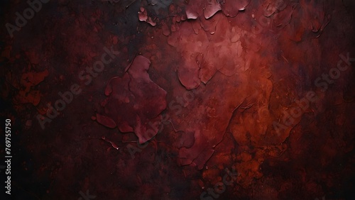 Abstract watercolor paint background dark red. Generative AI