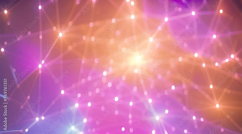 Spark like network grid Network structure changing from moment to moment like an electric spark Rainbow like colorful sparks or arcs forming a network Video Spark like network grid Network structure changing from moment to moment like an electric spark Rainbow like colorful sparks or arcs forming a network Video