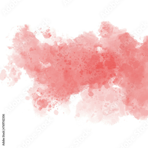 Water color on pink background, white background, used as a background for a wedding wedding invitation card background.