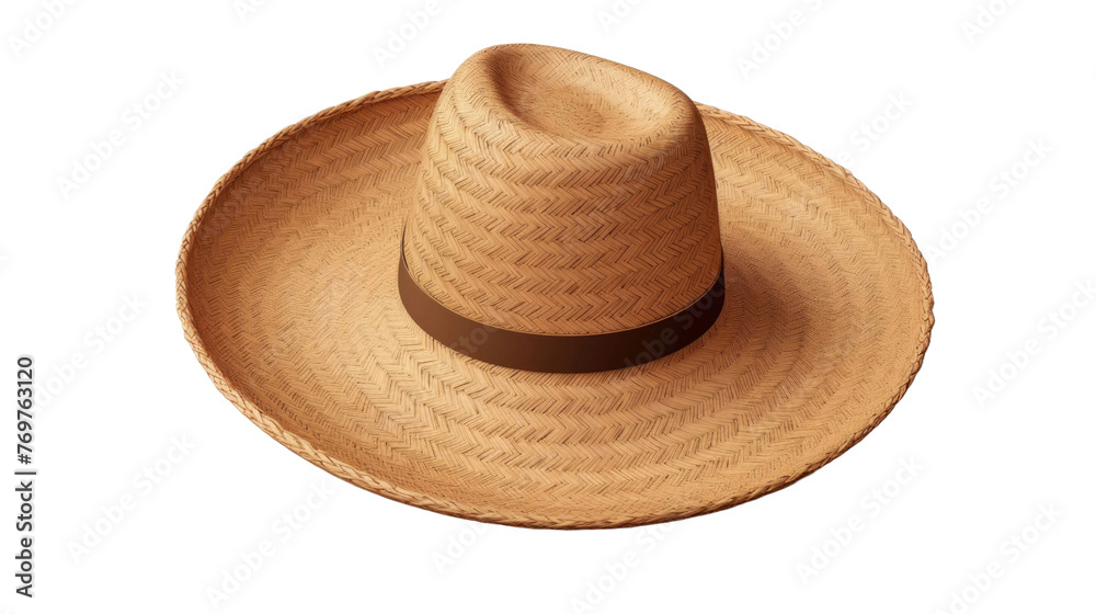Sombrero hat isolated on transparent a white background