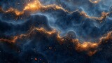 Abstract cosmic background with nebulae and stars