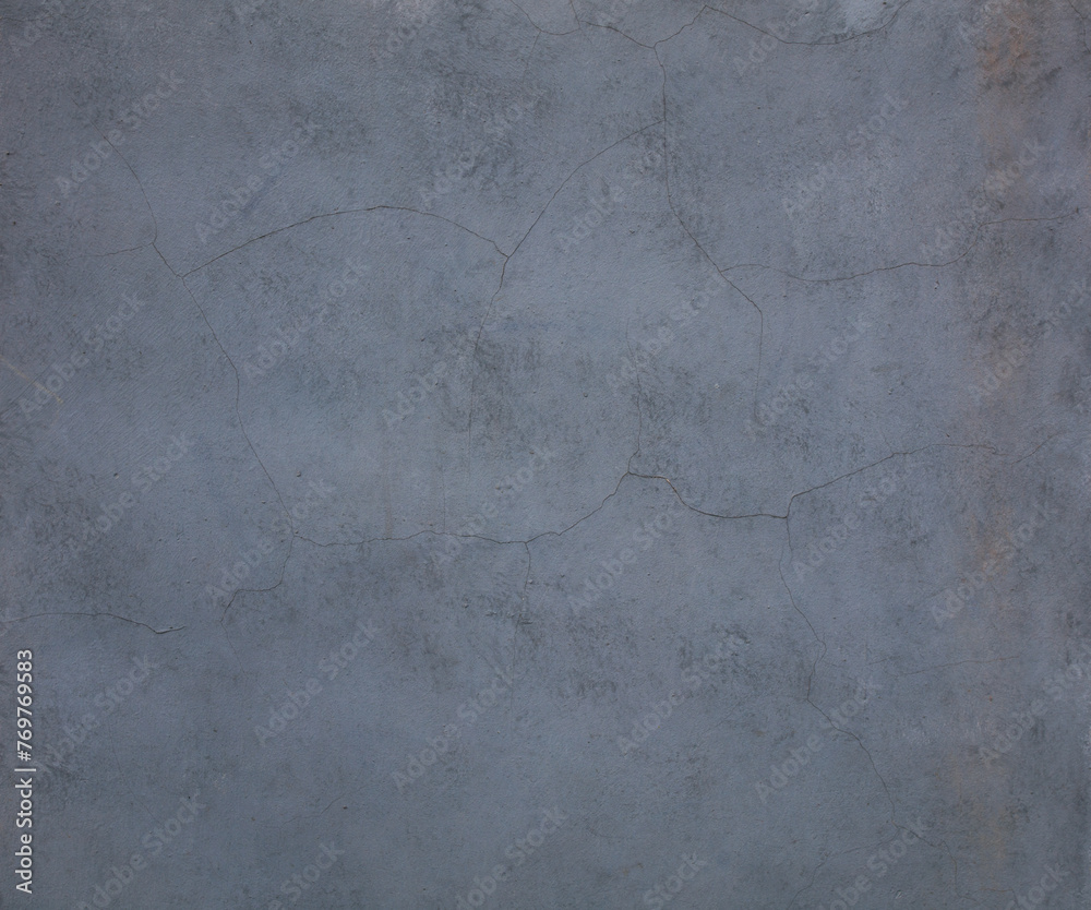 Naklejka premium The background is a gray old shabby wall, concrete.