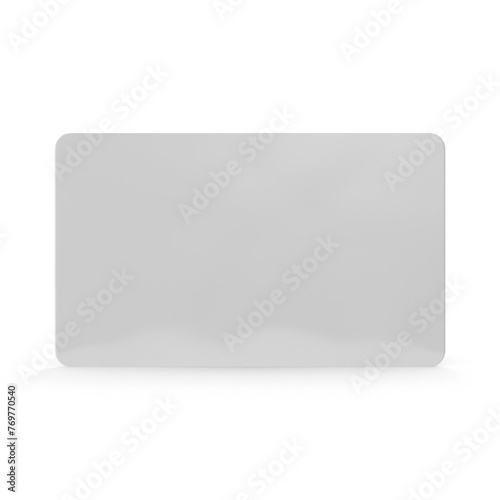 White Blank Credit Card