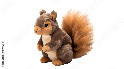 Playful Squirrel with Fluffy Tail on transparent background © Studio 1969