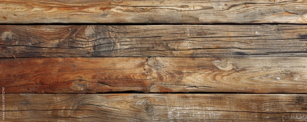 Obraz premium Weathered wooden planks texture