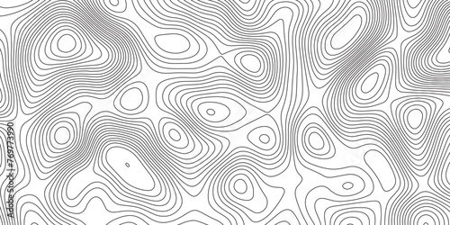 Map in Contour Line Light topographic topo contour. Vector cartography illustration. Natural printing illustrations of maps Abstract Geometric background.