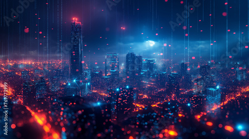 night city background, cyber city background.