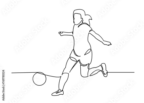 woman football player_01