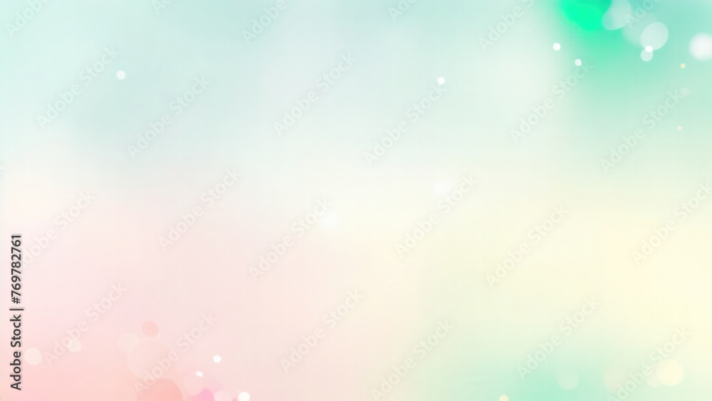 Blurred Cyan mint green, peach orange and white silver colors bokeh background Blurred Cyan mint green, peach orange and white silver colors bokeh background