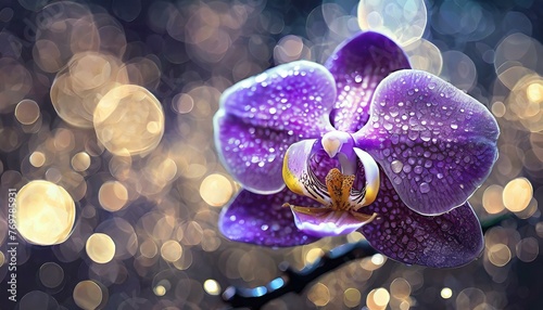 background with orchid