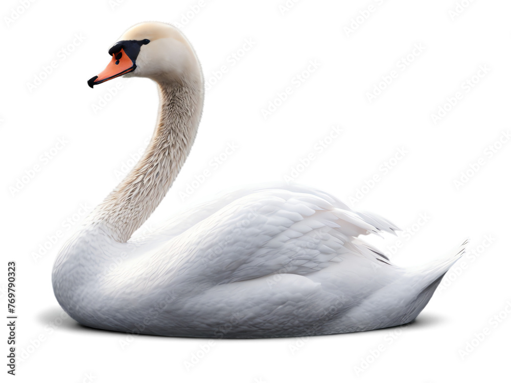 swan isolated swan isolated