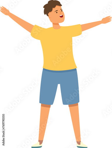 Happy small child icon cartoon vector. Welcome age sitting. Granny child
