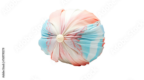 Crinkly Winged Fabric Baby Ball on isolated white background