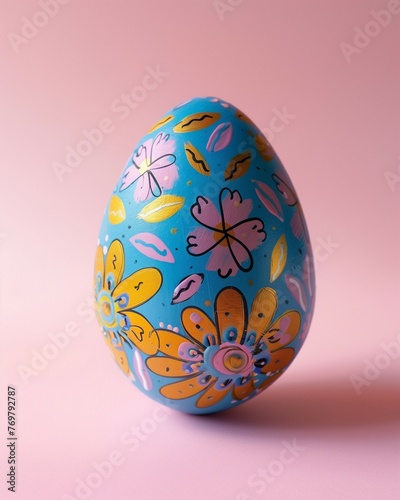 Easter egg highly decorated...