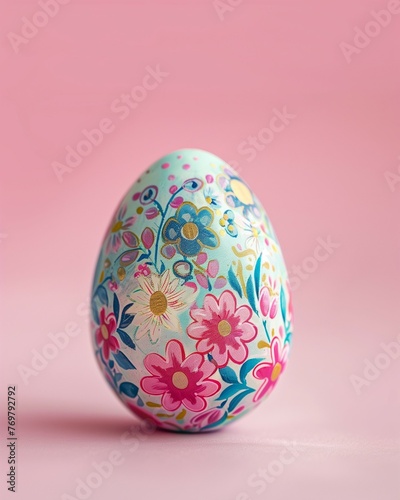 Easter egg highly decorated...