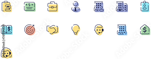 Set of Business icons
