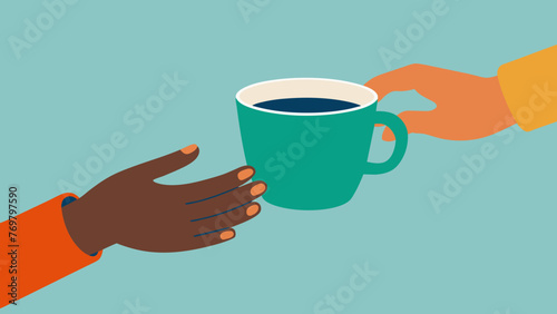  Closeup of a thes hand gently moving a cup across a clients skin during a cupping session.