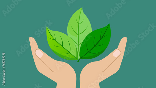  A macro shot of a hand holding a handful of vibrant green tea leaves highlighting the natural benefits of herbal teas as a form of traditional