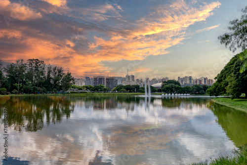 Ibirapuera Park in Sao Paulo, SP, Brazil