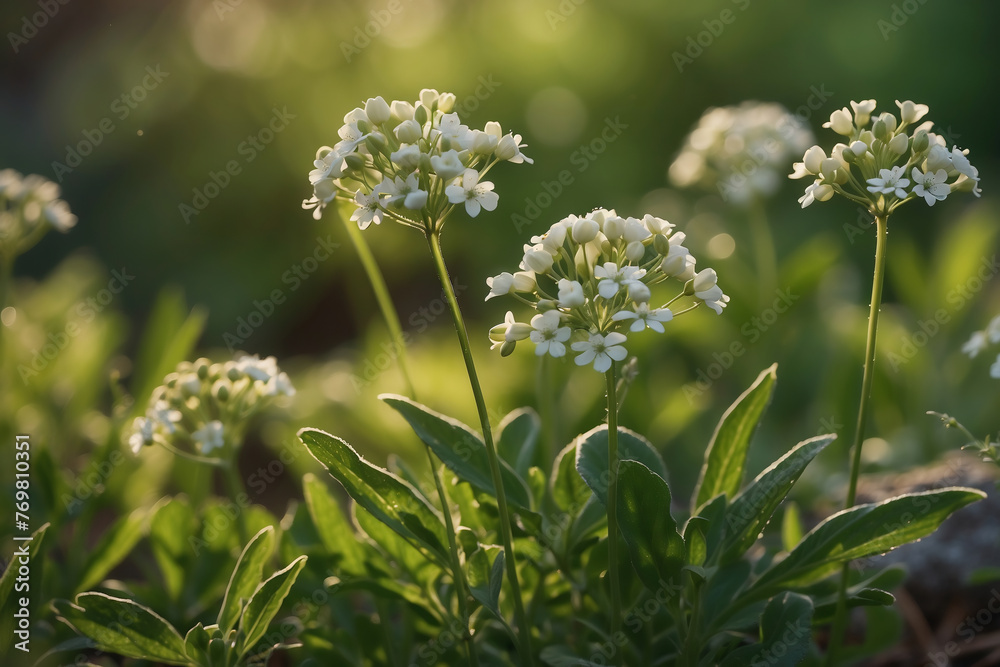 Morgendliche Anmut: Hirtentäschel-Blüten im ersten Sonnenlicht - Capsella bursa-pastoris
Morgendliche Anmut: Hirtentäschel-Blüten im ersten Sonnenlicht - Capsella bursa-pastoris