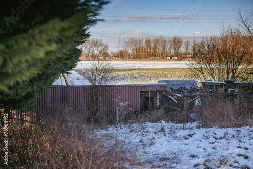 Konstfotografi Strange sleepers in sheep house