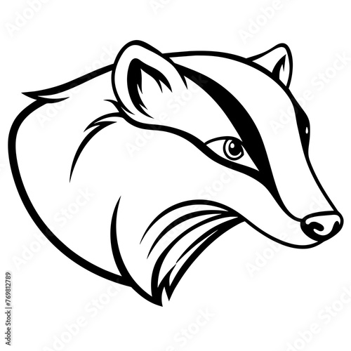 Badger Side View Logo Icon Unveil Your Brand's Wild Side