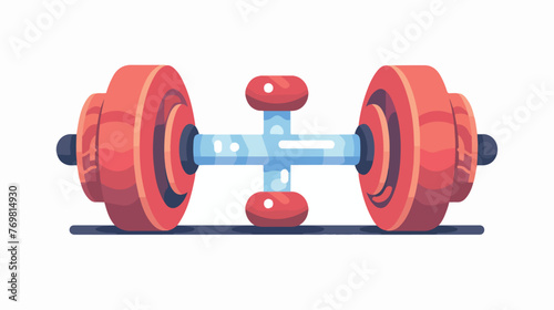 Fitness related icon image flat cartoon vactor 