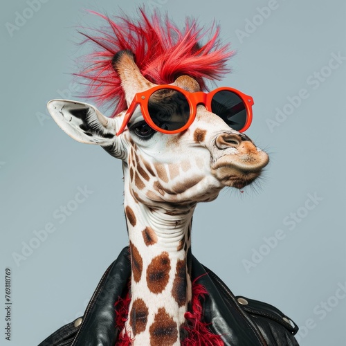 A Funny giraffe 