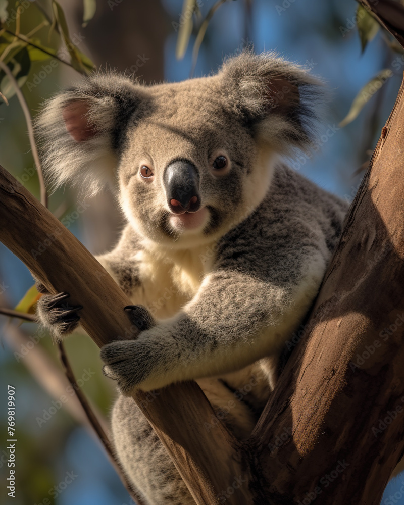 Fototapeta premium Koala on tree